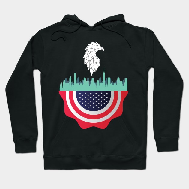 Usa curling Hoodie by Totalove